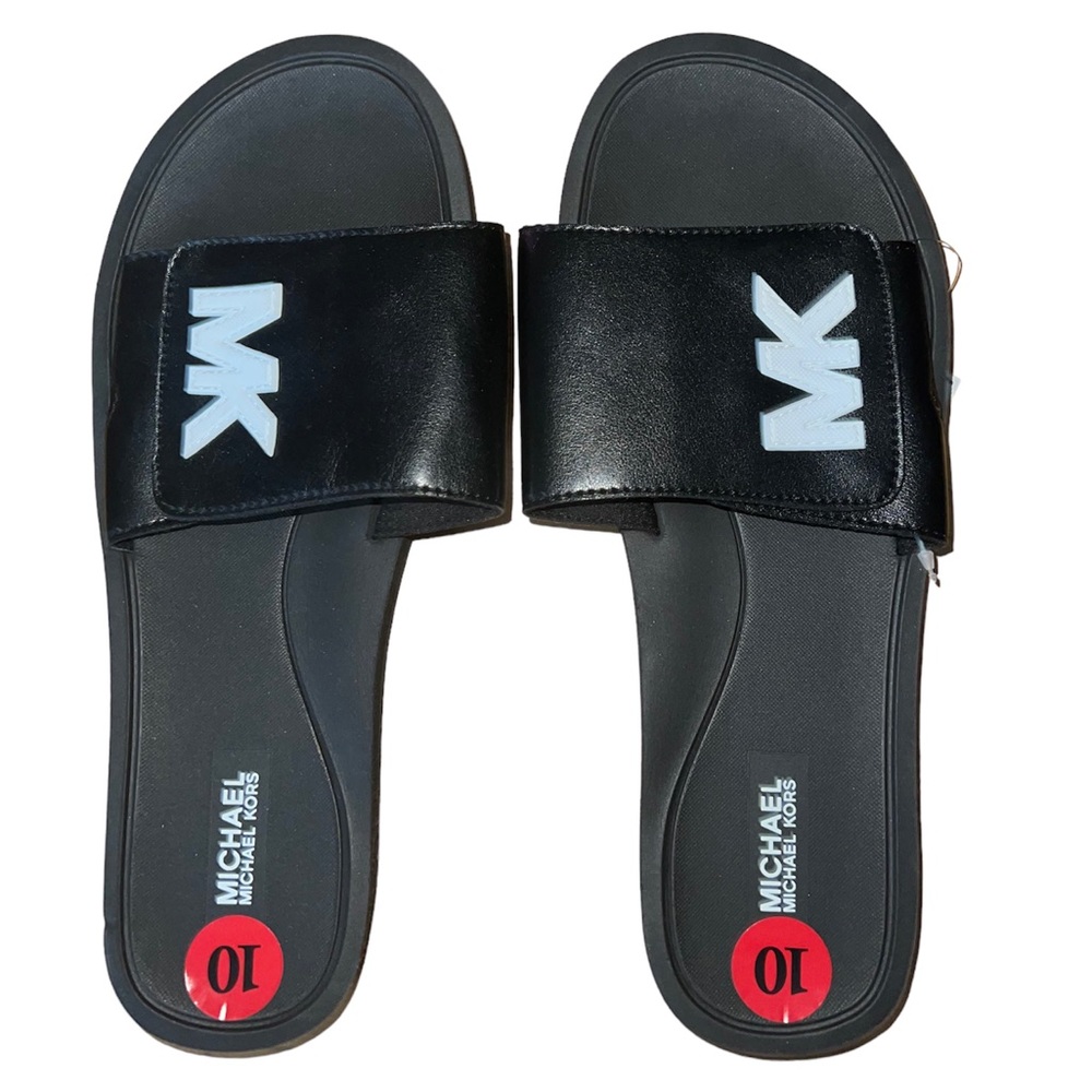 Michael Kors Men's Adiustable Sandals Slide black